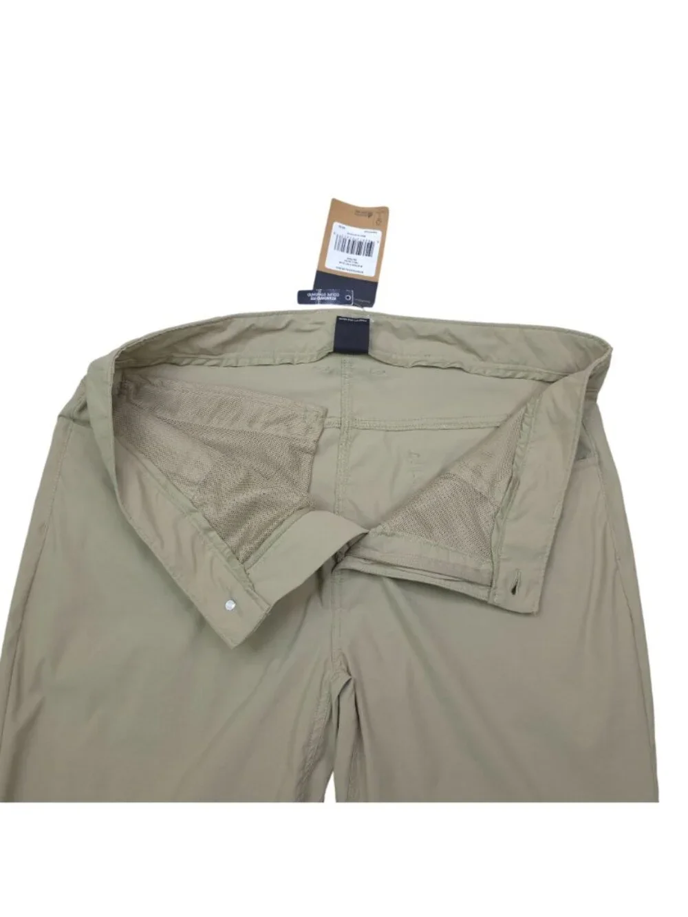 The North Face Sprag Slim Fit Beige Twill Pants With FlashDry Technology Size 38